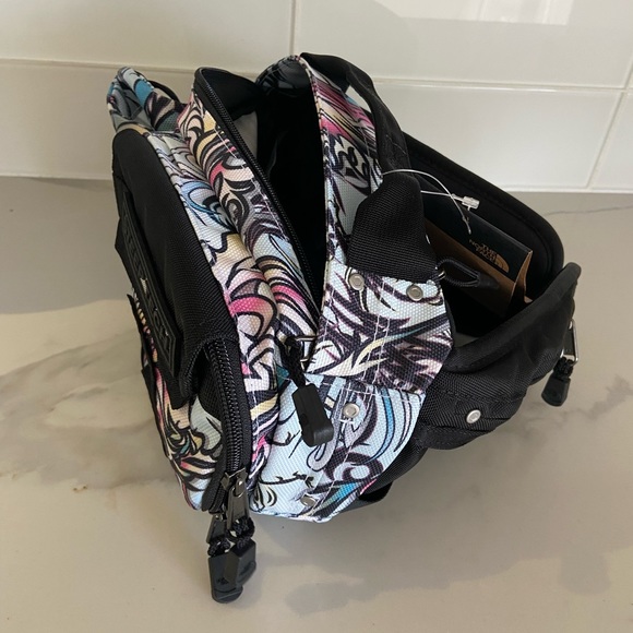 SUPREME X THE NORTH FACE • Steep Tech waist bag Fanny pack multi color dragon - Picture 10 of 13